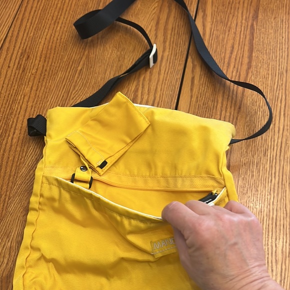 Yellow fabric Mandolina Duck Cross Body Bag - Picture 3 of 3